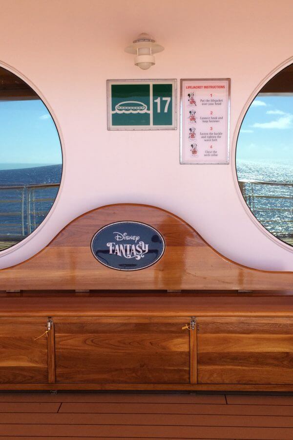 Image of Deck four on the disney fantasy